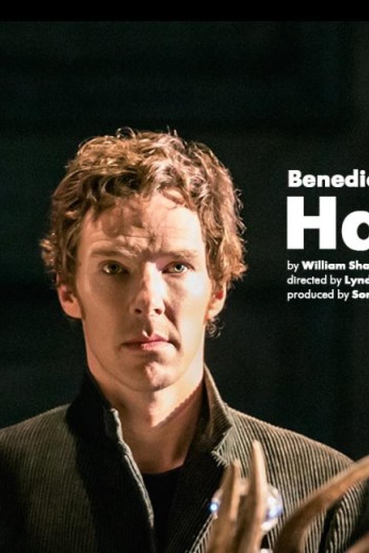 Werbeplakat für „Hamlet“ mit Benedict Cumberbatch in der Hauptrolle.