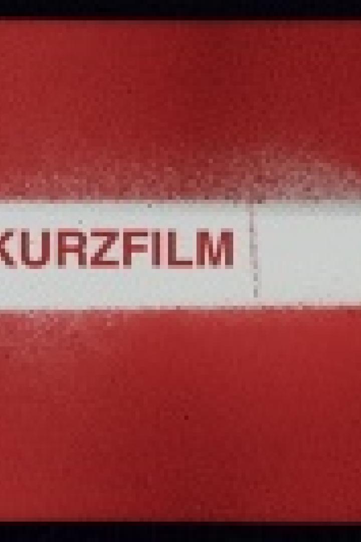 Ein roter Filmstreifen mit dem Wort „Kurzfilm“ in weißer Schrift.