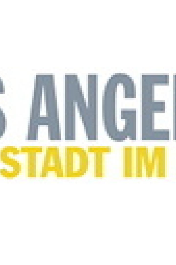 Das Logo der Ausstellung „Los Angeles. Eine Stadt im Film“.
