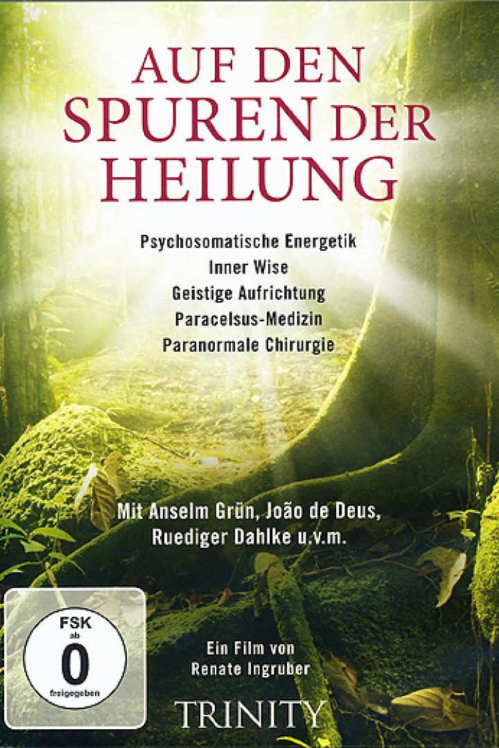 Das Cover des Films „Auf den Spuren der Heilung“ zeigt einen moosbewachsenen Wald.