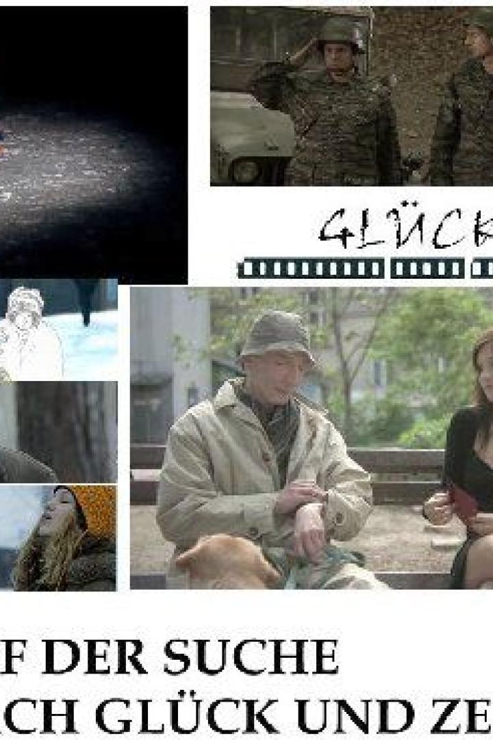 Eine Collage mit Szenen aus dem Film „Glück“.