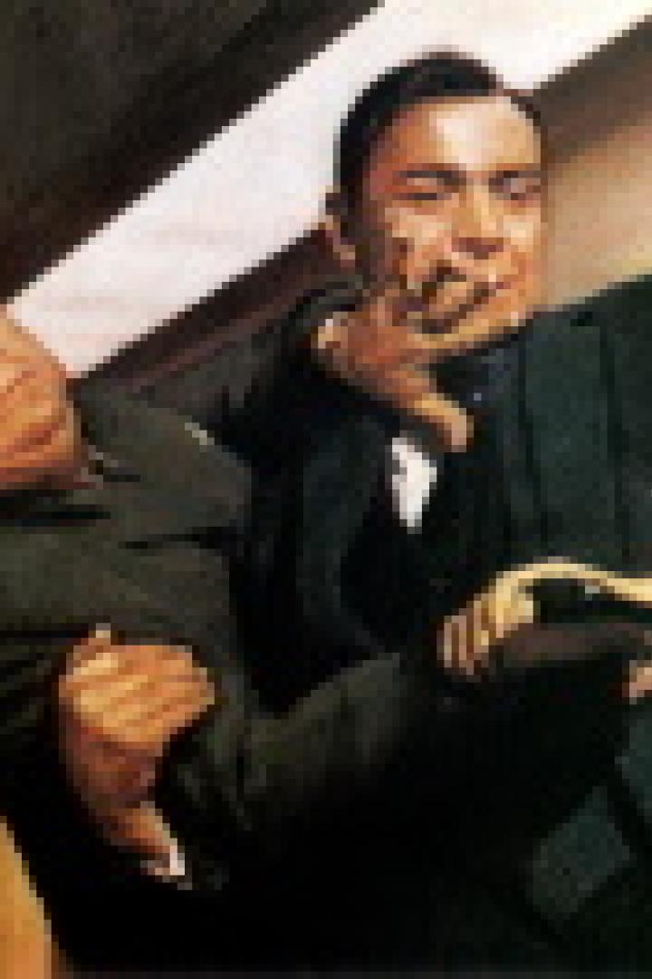 Sean Connery als James Bond im Kampf mit einem Gegner.