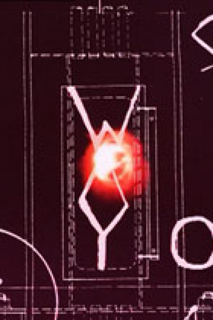 Abstrakte grafische Darstellung mit dem Schriftzug „The Way Out“.