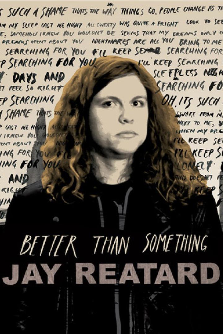 Das Cover des Albums „Better Than Something“ von Jay Reatard mit einem Porträt des Künstlers.