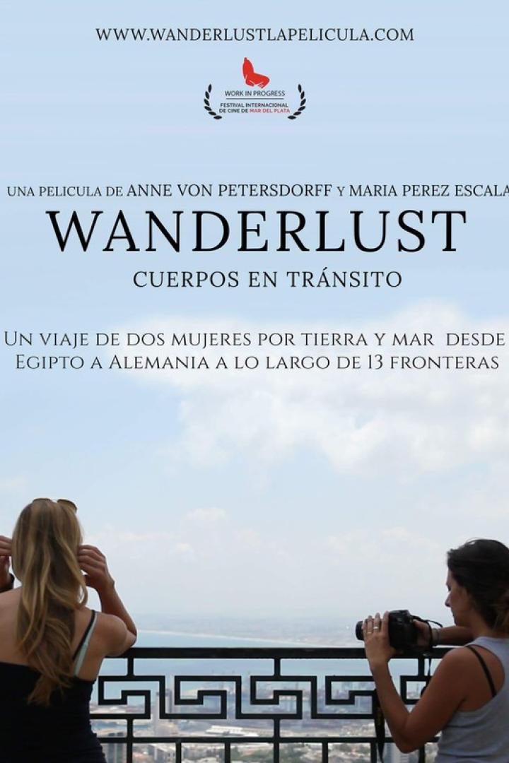Das Filmplakat für „Wanderlust“ zeigt zwei Frauen, die auf eine weite Landschaft blicken.