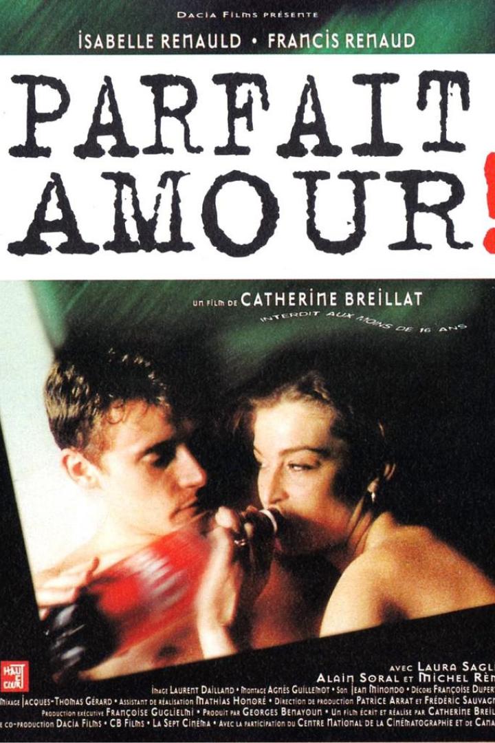 Das Filmplakat für „Parfait Amour!“ mit Isabelle Renauld und Francis Renaud.