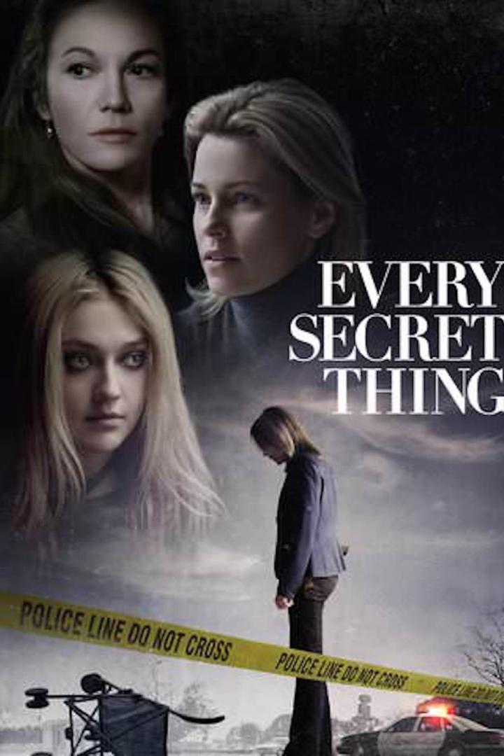 Das Filmplakat für „Every Secret Thing“ zeigt drei Frauen und einen Tatort mit Polizeiabsperrband.