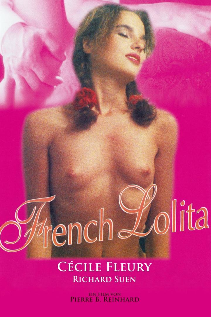 Das Filmplakat für „French Lolita“ zeigt eine junge Frau vor einem rosa Hintergrund.
