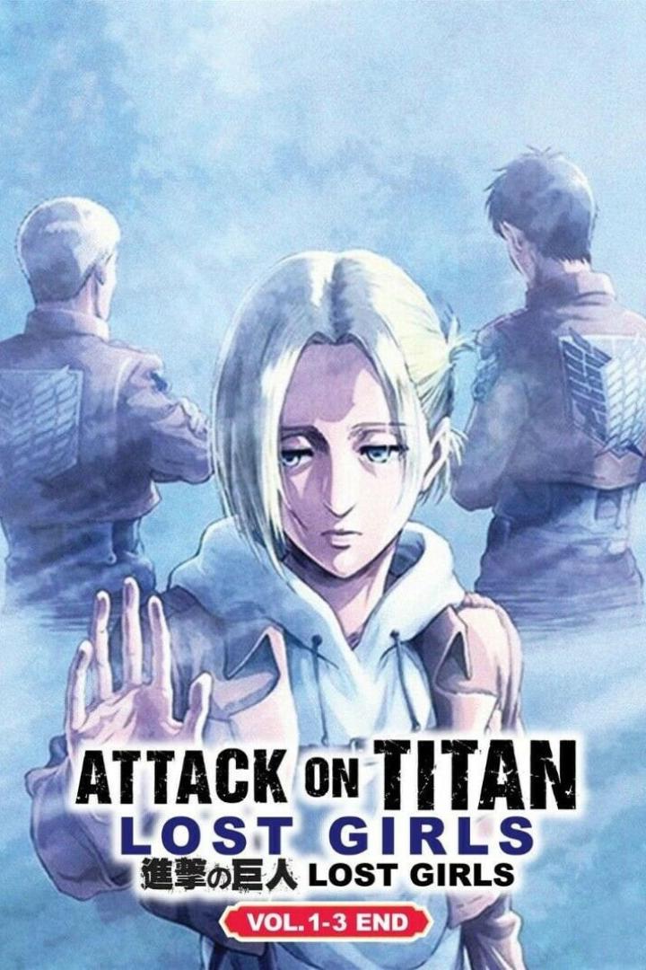 Cover von „Attack on Titan: Lost Girls“ mit Annie im Vordergrund.