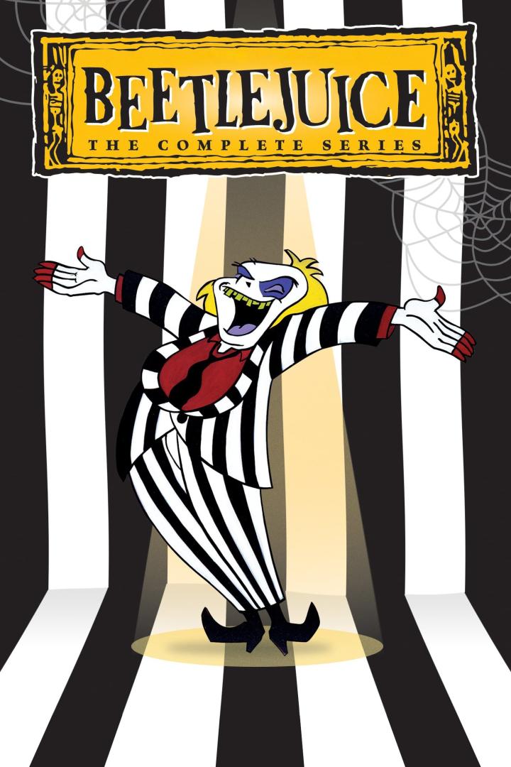 Das Cover der Zeichentrickserie „Beetlejuice“ mit der gleichnamigen Hauptfigur.