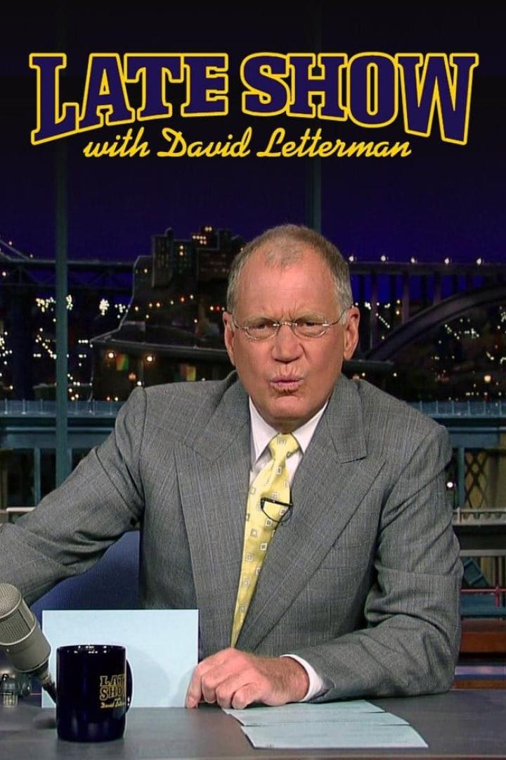 David Letterman während einer Aufnahme der „Late Show with David Letterman“.