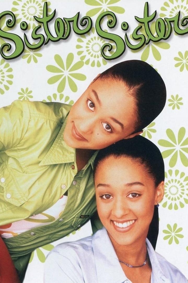 Das Poster für die Fernsehserie „Sister, Sister“ zeigt Tia und Tamera Mowry.