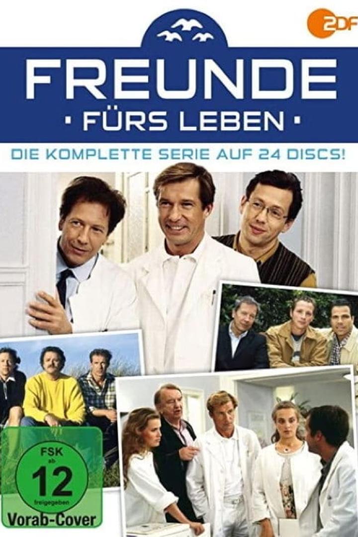 Das DVD-Cover der deutschen Fernsehserie „Freunde fürs Leben“.
