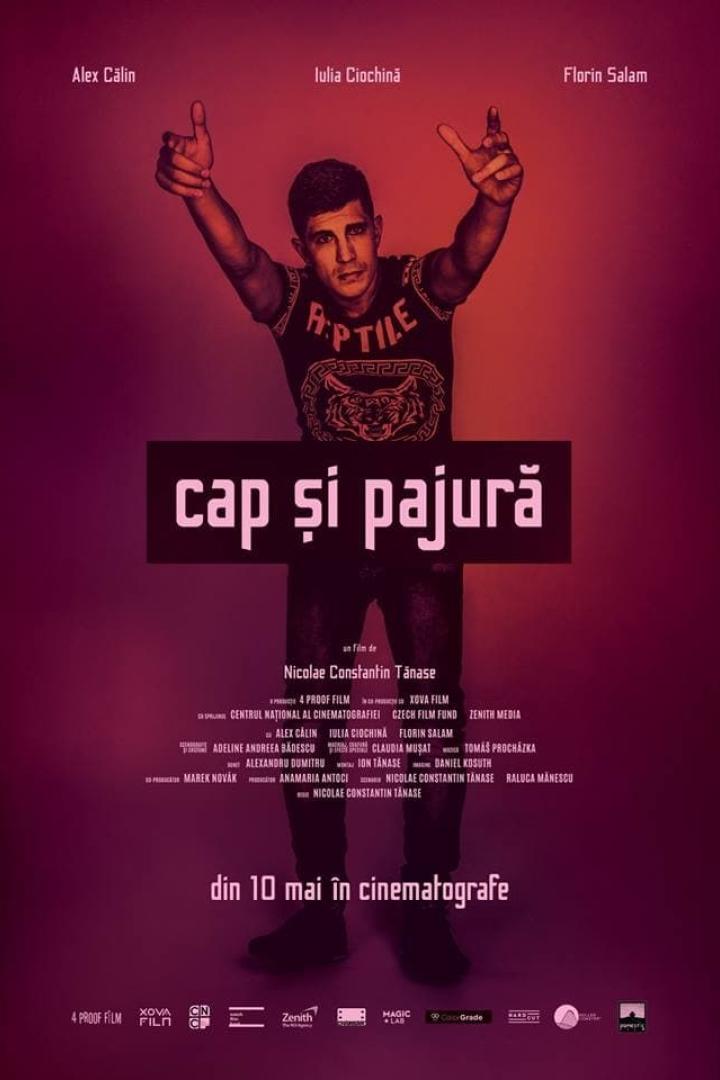 Das Filmplakat für „Cap și pajură“ zeigt einen Mann mit erhobenen Händen.