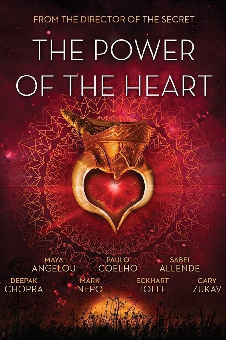 Das Filmplakat für „The Power of the Heart“ mit Maya Angelou und Paulo Coelho.
