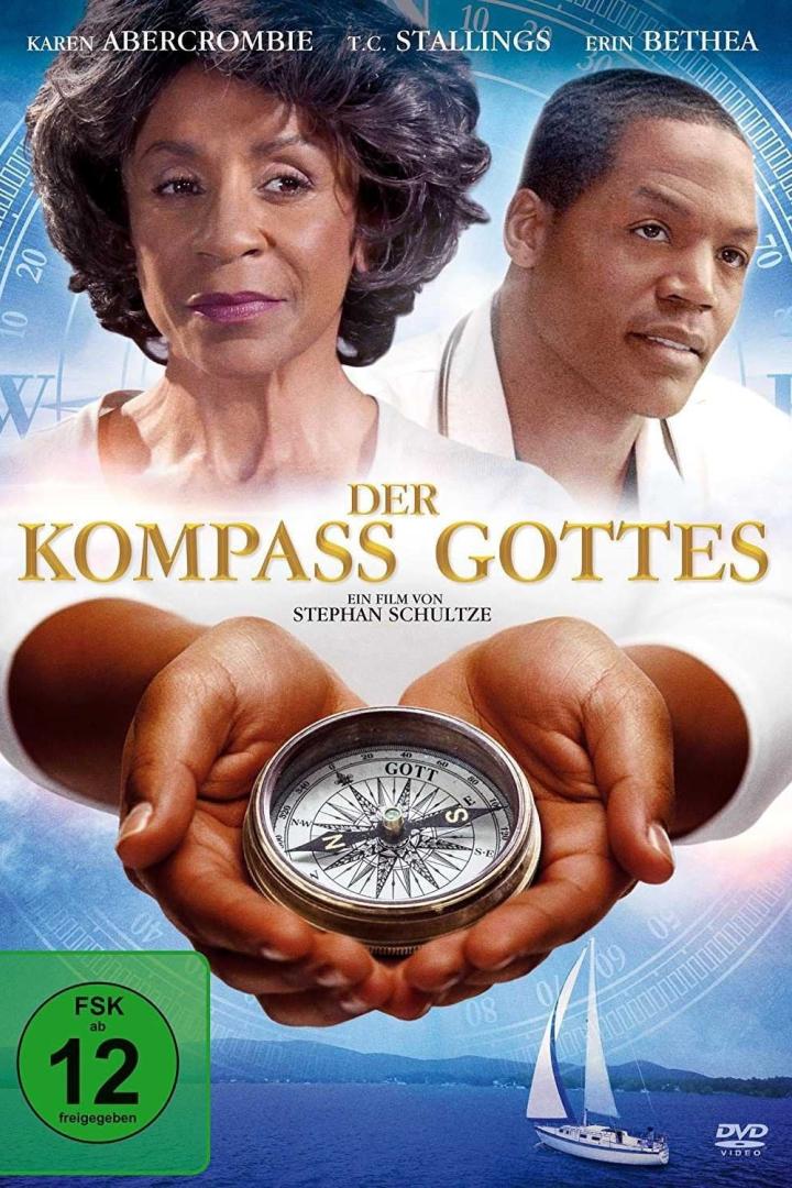 Das Filmplakat für „Der Kompass Gottes“ mit Karen Abercrombie und T.C. Stallings.
