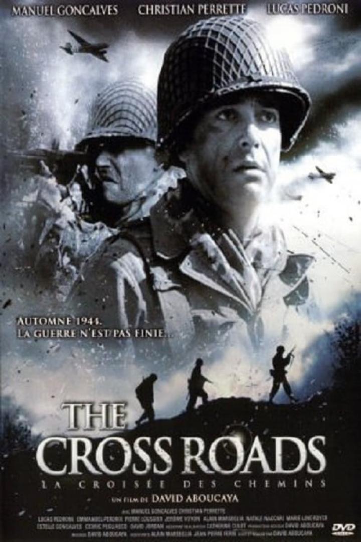 Das Filmplakat für „The Cross Roads“ zeigt Soldaten im Zweiten Weltkrieg.