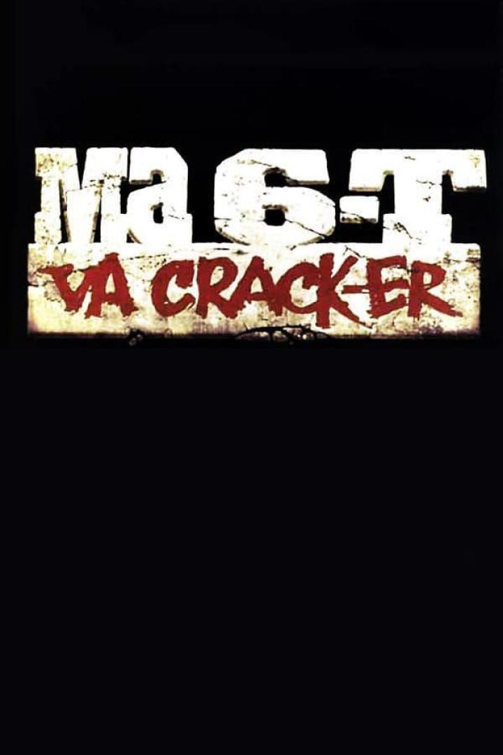 Das Cover des Albums „Va Cracker“ von MC6T mit weißer und roter Schrift auf schwarzem Hintergrund.