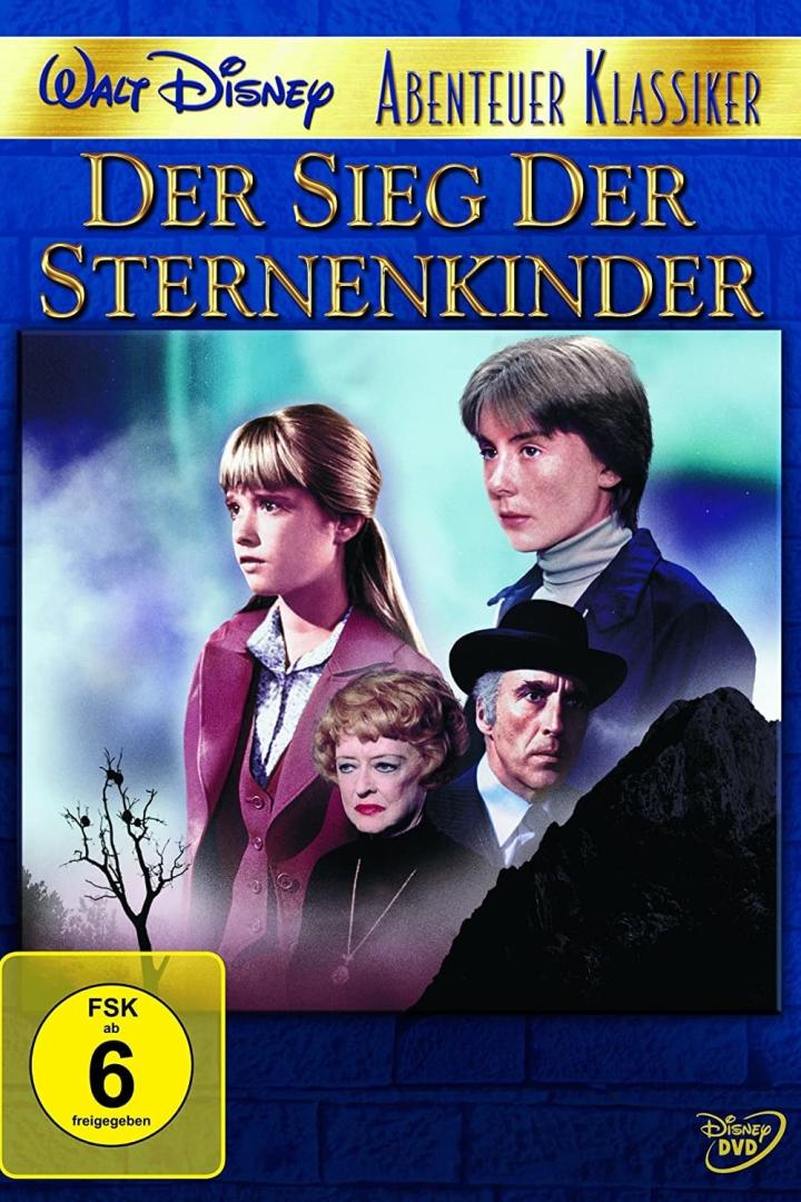Das DVD-Cover des Walt Disney Films „Der Sieg der Sternenkinder“ mit den Hauptdarstellern.