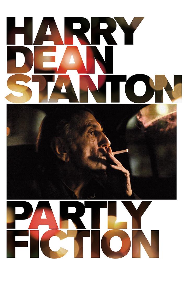 Das Filmplakat für „Harry Dean Stanton: Partly Fiction“ zeigt den Schauspieler mit einer Zigarette.