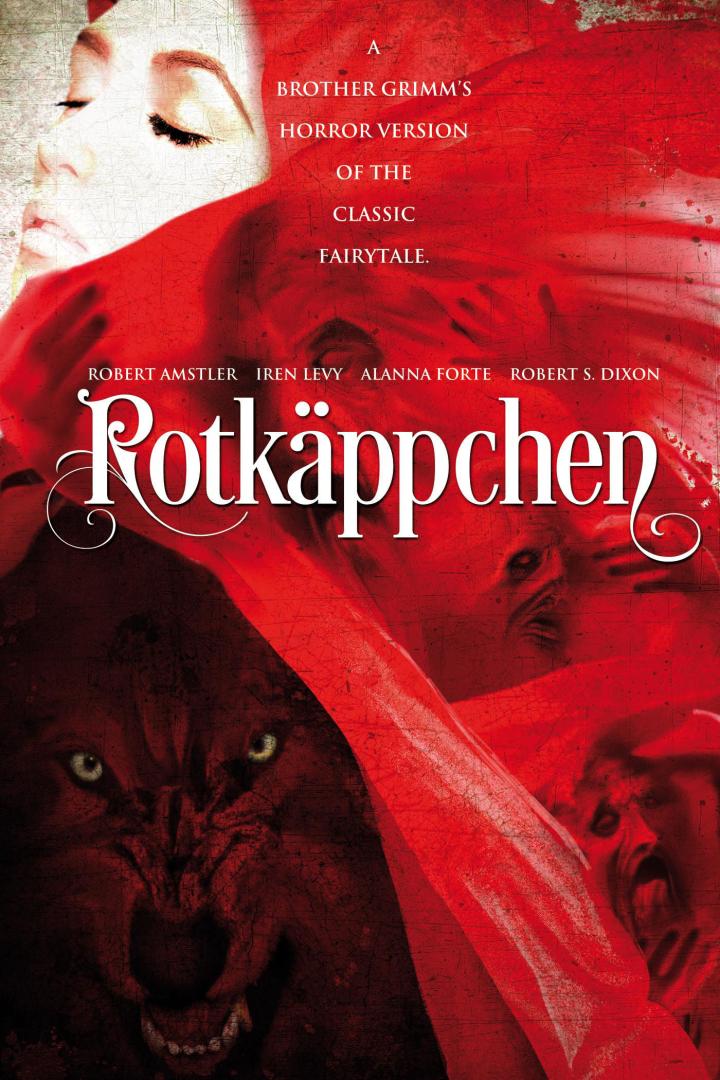Das Filmplakat für „Rotkäppchen“ zeigt eine düstere Version des Grimmschen Märchens.