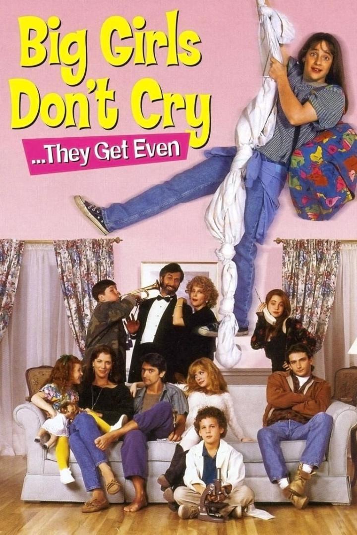 Das Filmplakat für „Big Girls Don't Cry... They Get Even“ zeigt eine Gruppe von Schauspielern.
