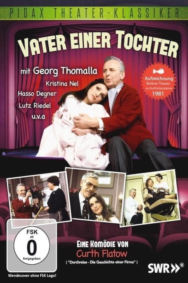 Das Cover des Theaterstücks „Vater einer Tochter“ mit Georg Thomalla und Kristina Nel.