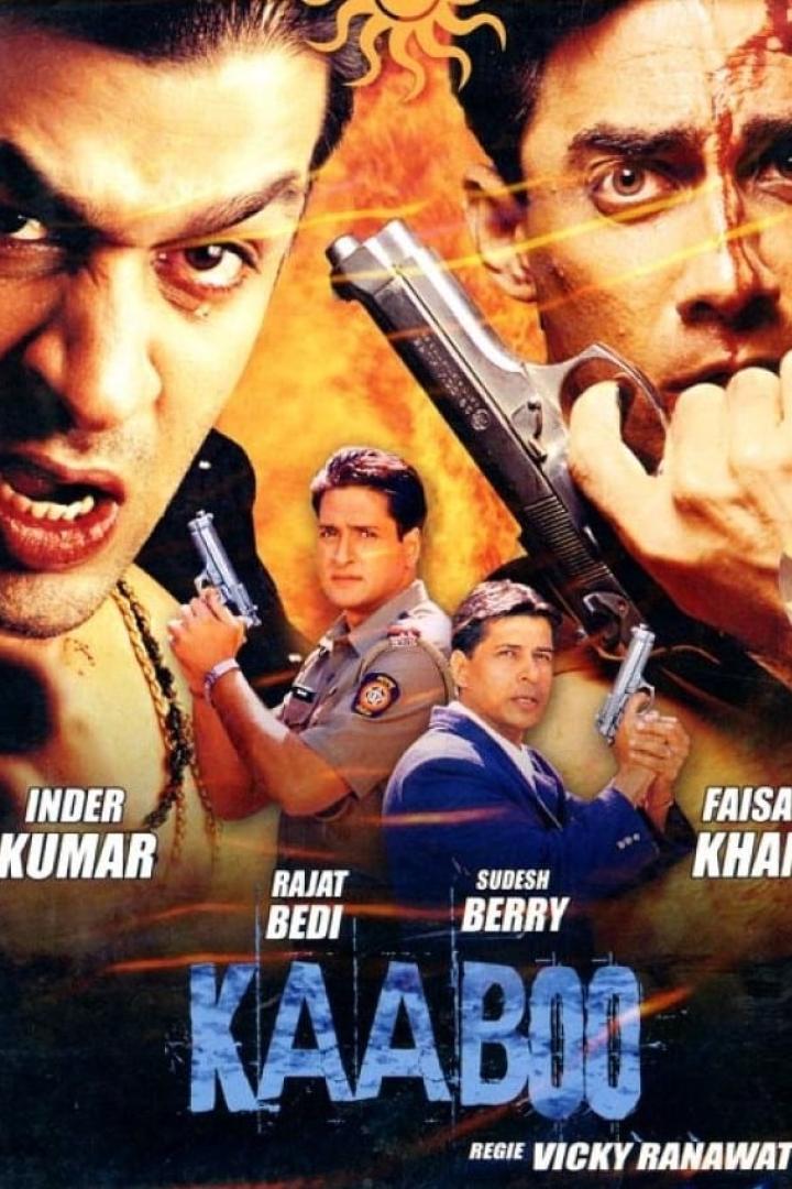 Das Filmplakat für „Kaaboo“ zeigt mehrere bewaffnete Männer.