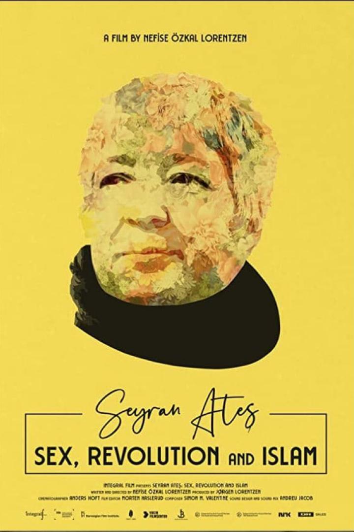 Das Filmplakat für „Seyran Ateş: Sex, Revolution and Islam“ zeigt ein Gesicht aus Blumen.