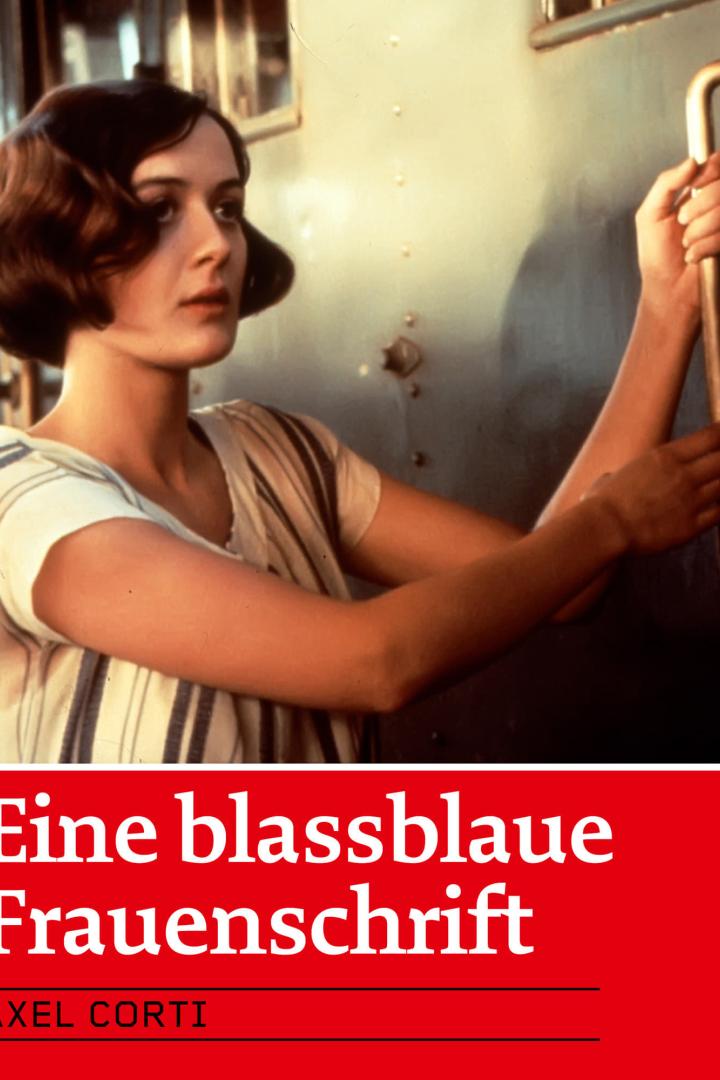 Eine blassblaue Frauenschrift