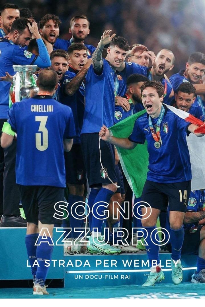 Italienische Fußballnationalspieler feiern den Gewinn der Europameisterschaft.