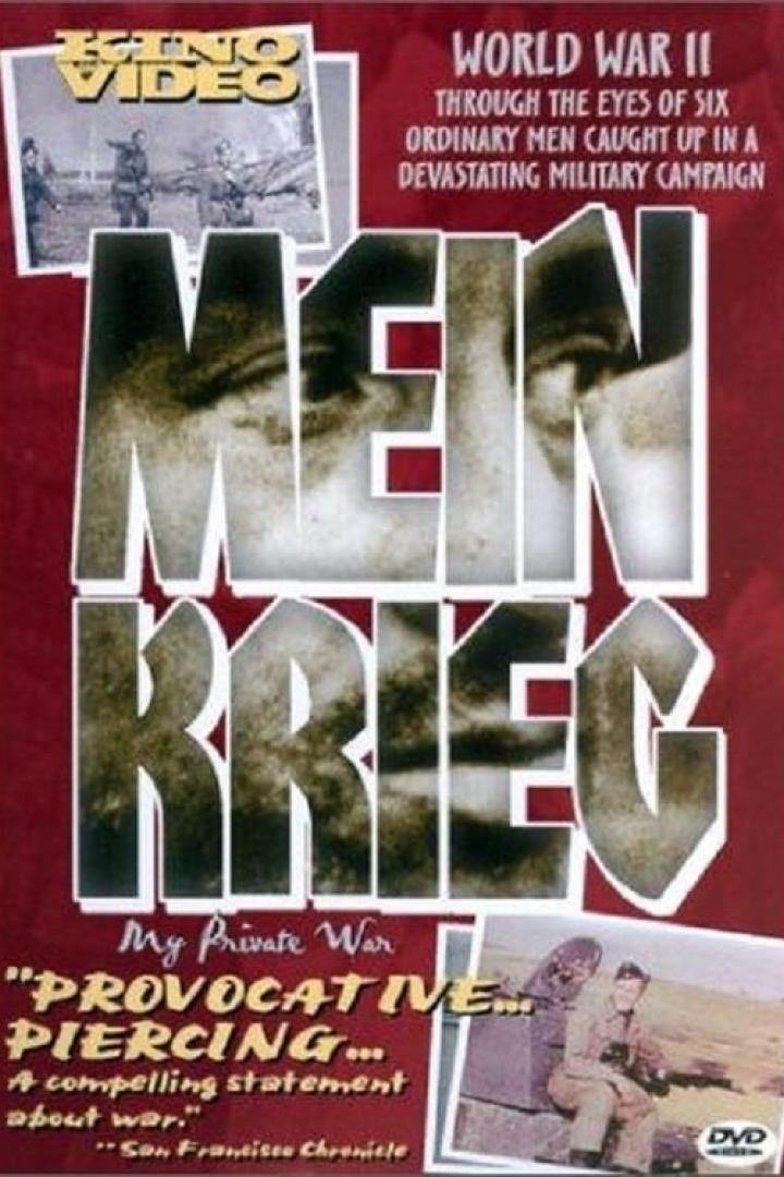 Das Cover des Films „Mein Krieg: My Private War“ über sechs Soldaten im Zweiten Weltkrieg.