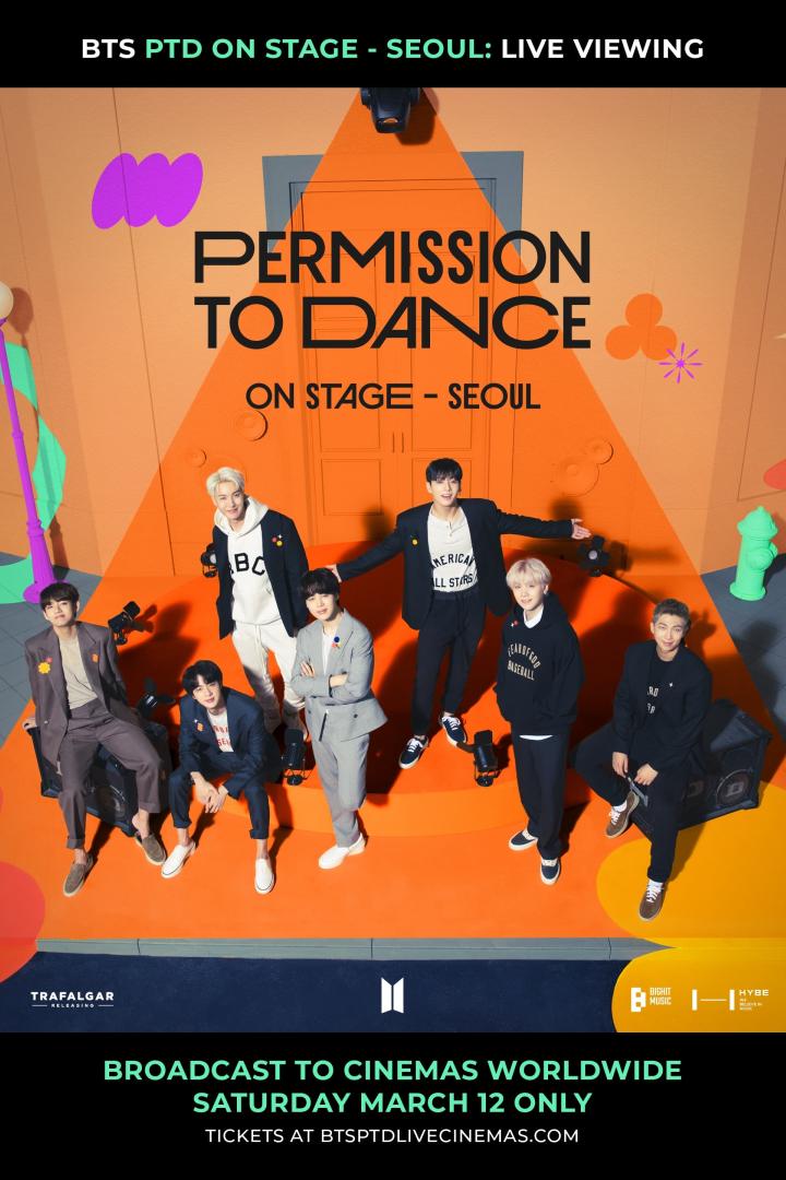 Die koreanische Boygroup BTS posiert für das „Permission To Dance On Stage“-Event in Seoul.