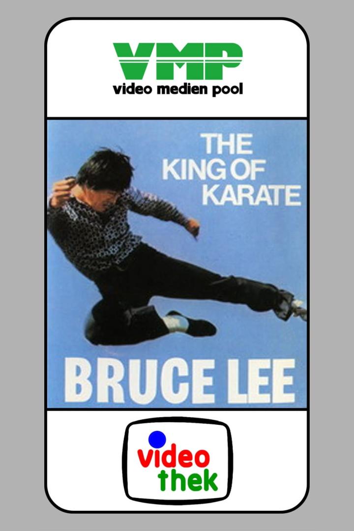 Das Cover des Films „The King of Karate“ mit Bruce Lee in einer Kampfszene.