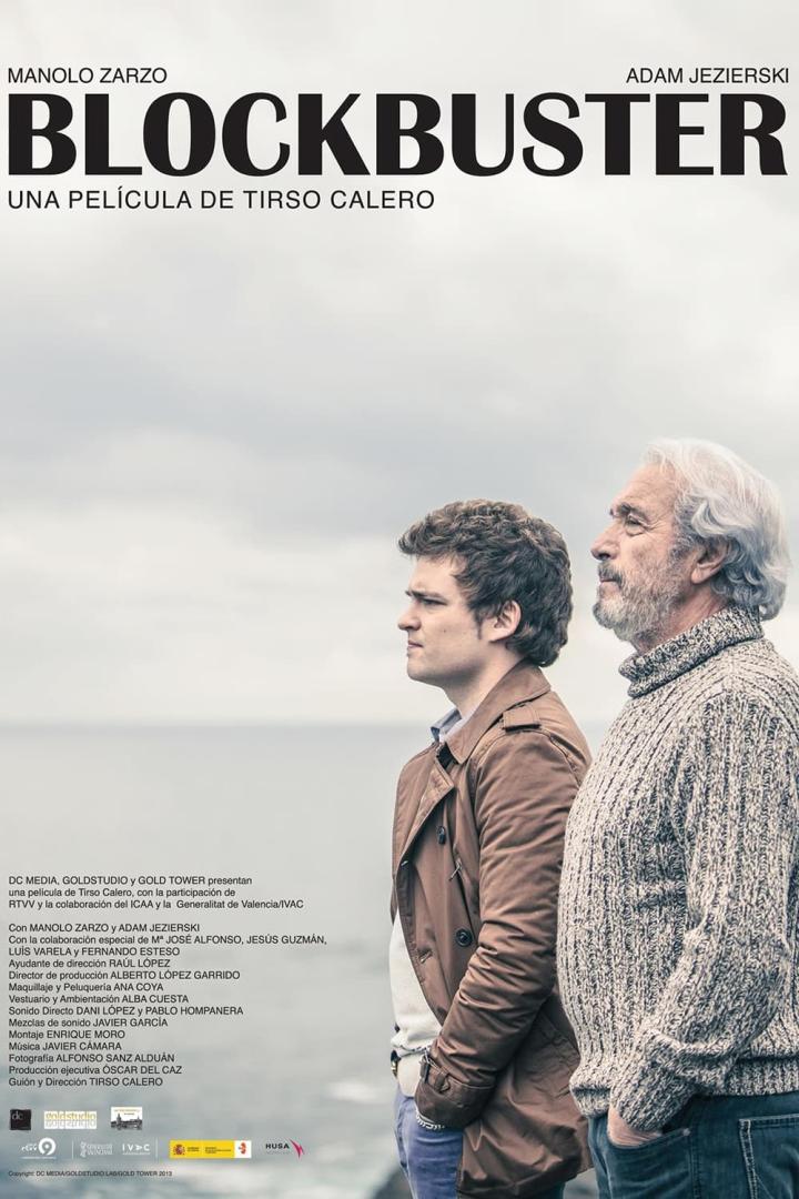 Das Filmplakat für „Blockbuster“ zeigt Manolo Zarzo und Adam Jezierski.