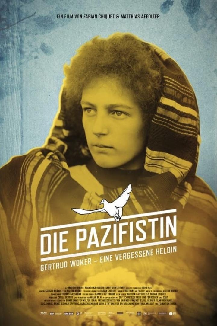 Das Filmplakat für „Die Pazifistin“ zeigt Gertrud Woker, eine vergessene Heldin.