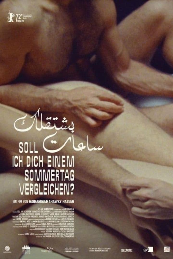 Das Filmplakat für „Soll ich dich einem Sommertag vergleichen?“ zeigt zwei Männer.