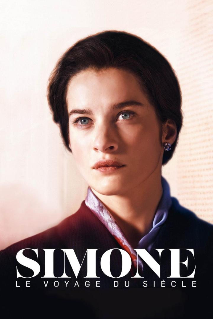 Das Filmplakat für „Simone: Le Voyage du Siècle“ zeigt ein Porträt der Hauptdarstellerin.