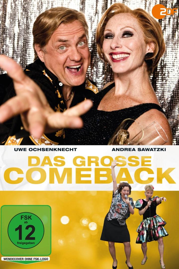 Das Filmplakat zu „Das Grosse Comeback“ mit Uwe Ochsenknecht und Andrea Sawatzki.