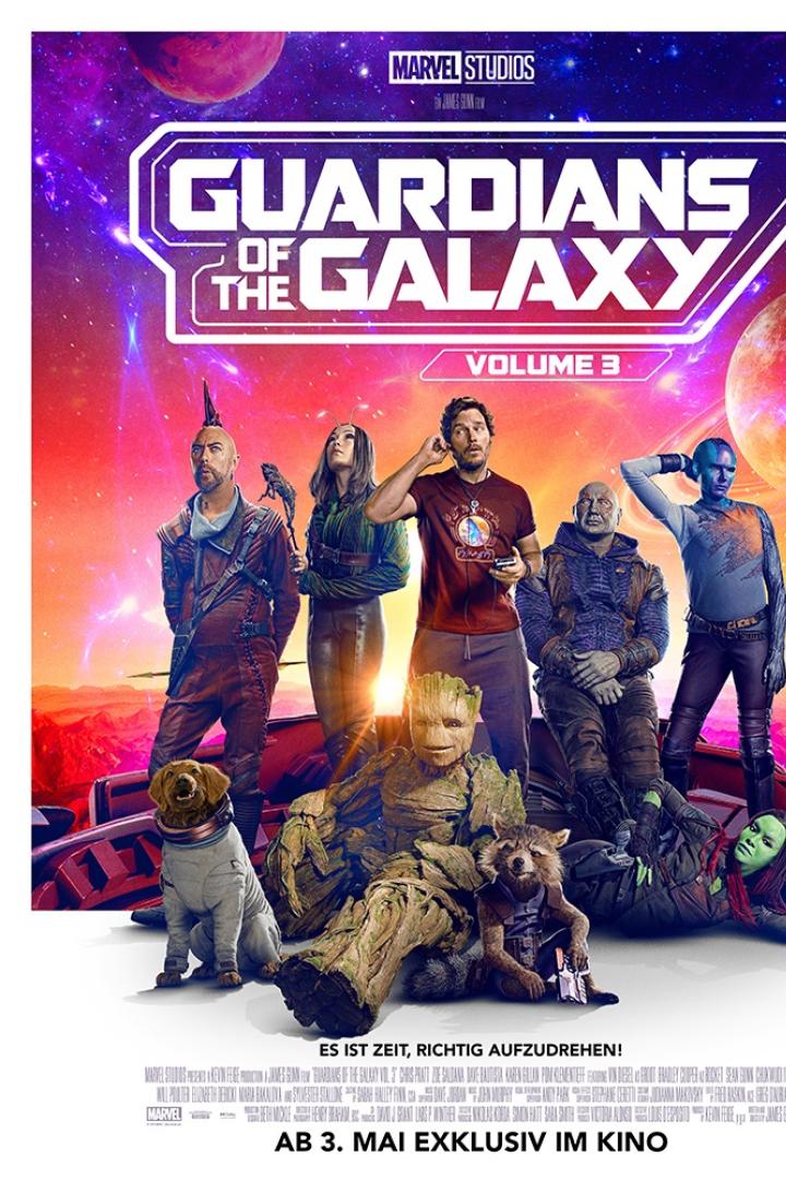 Filmplakat zu &quot;Guardians of the Galaxy Vol 3&quot;