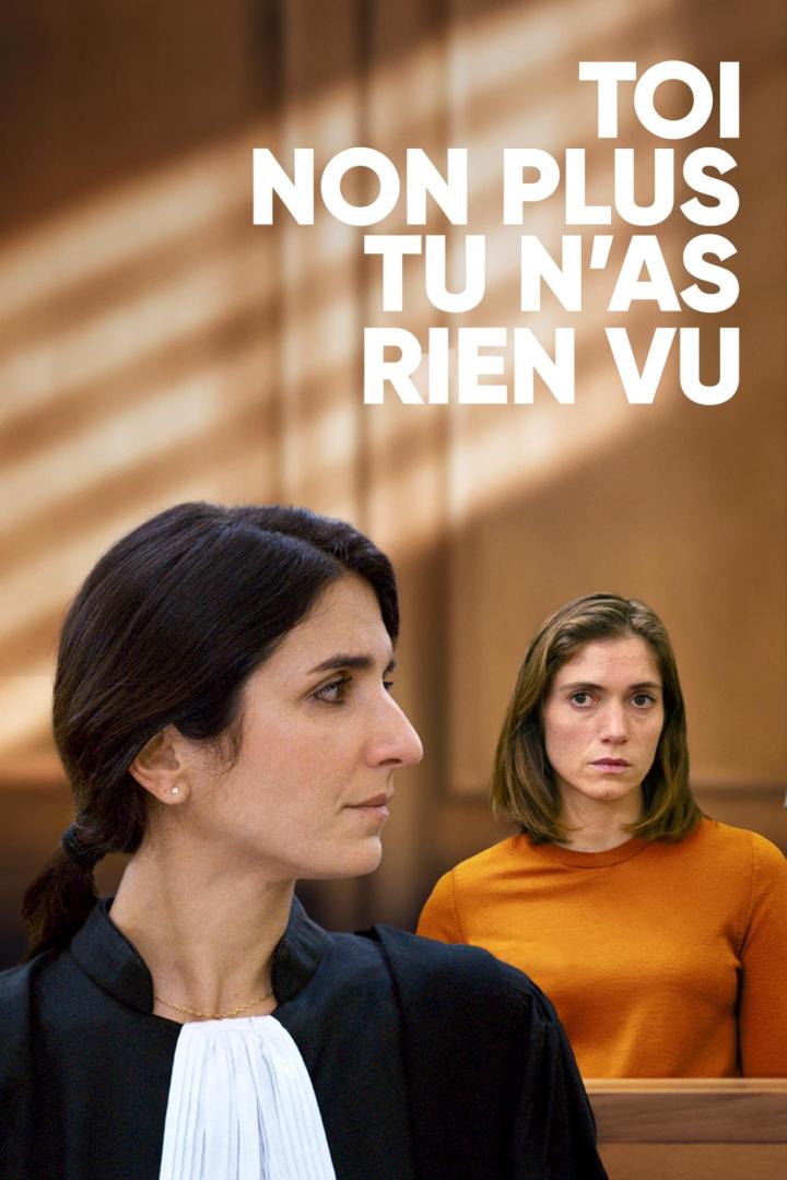 Das Filmplakat für „Toi non plus tu n'as rien vu“ zeigt zwei Frauen in einem Gerichtssaal.