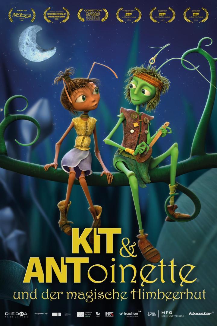 Filmplakat zu &quot;Kit &amp;amp; Antoinette und der magische Himbeerhut&quot;