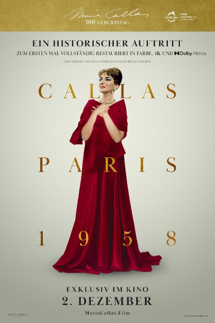 Filmplakat zu &quot;Callas - Paris, 1958&quot;