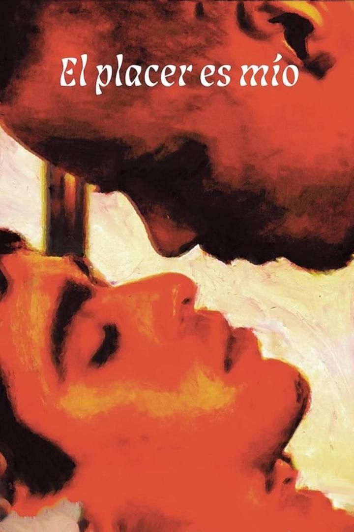 Das Cover des Films „El placer es mío“ zeigt zwei sich liebende Gesichter.