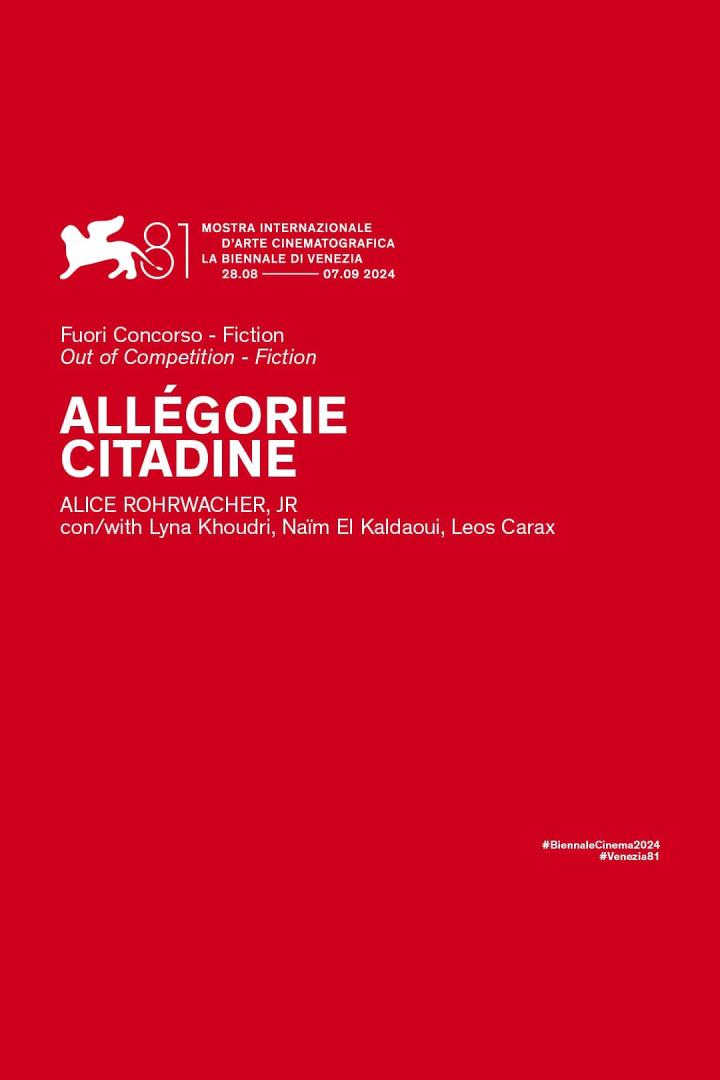 Das Plakat für „Allégorie Citadine“ bei der Biennale di Venezia 2024.