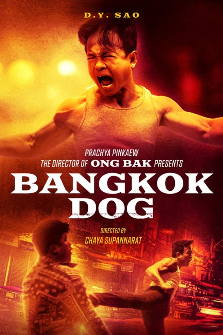Das Filmplakat für „Bangkok Dog“ zeigt D.Y. Sao in einer Kampfszene.