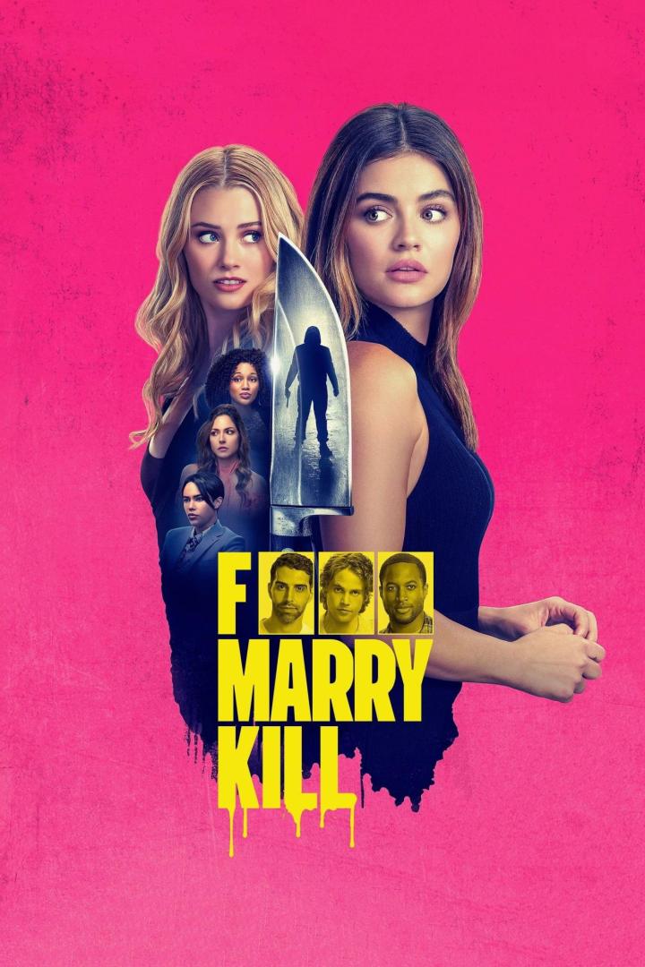 Das Filmplakat für „Fool Me Once“ zeigt zwei Frauen und den Titel „Marry, Kill“.