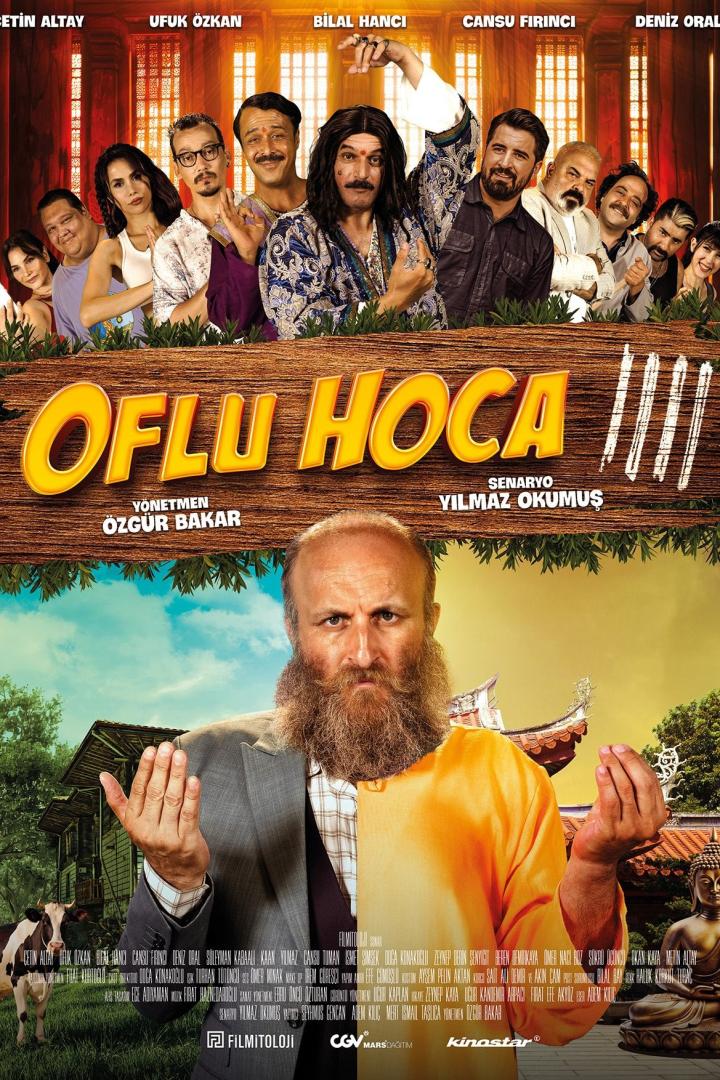 Das Filmplakat für „Oflu Hoca III“ mit den Darstellern und dem Titel des Films.