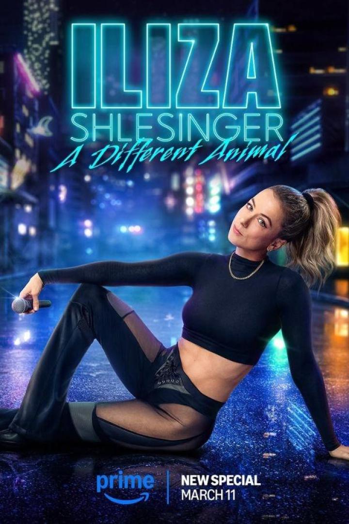 Iliza Shlesinger posiert für ihr Comedy-Special „A Different Animal“.