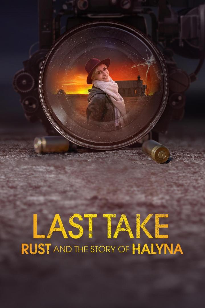 Das Filmplakat für „Last Take: Rust and the Story of Halyna“ zeigt eine Frau im Fadenkreuz.